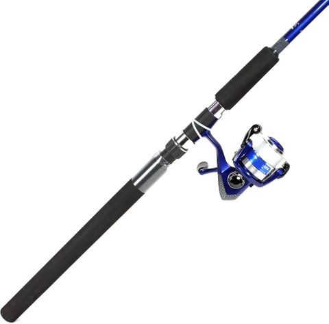 8' FINCHASER SPINNING COMBO 2PC MH BLUE