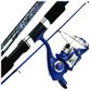 8' FINCHASER SPINNING COMBO 2PC MH BLUE