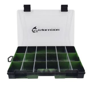 DRIFT SERIES 3600 18 COMPARTMENT TACKLE TRAY GREEN