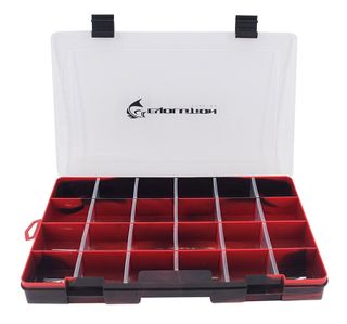 DRIFT SERIES 3700 24 COMPARTMENT TACKLE TRAY RED