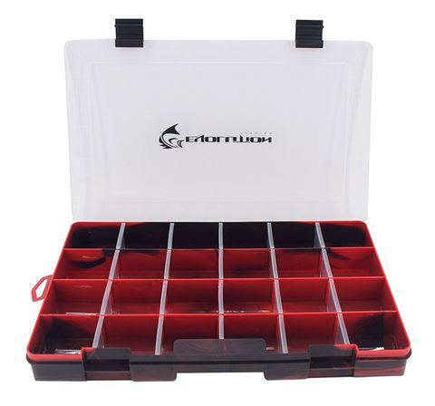 DRIFT SERIES 3600 18 COMPARTMENT TACKLE TRAY RED