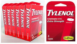 TYLENOL EXTRA STRENGTH 500MG 4CT/6PACKS