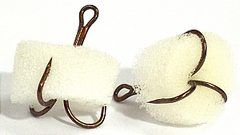 #4 SPONGE TREBLE HOOKS 2PK    12PK/CD