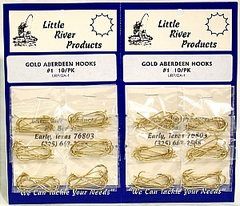 2/0 GOLD ABERDEEN HOOKS 8PK   12PK/CD