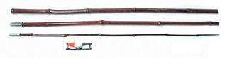 12' LAKE & STREAM RIGGED BAMBOO CANE POLE 3PC