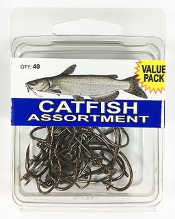 40 PC CATFISH HOOK ASSORTMENT