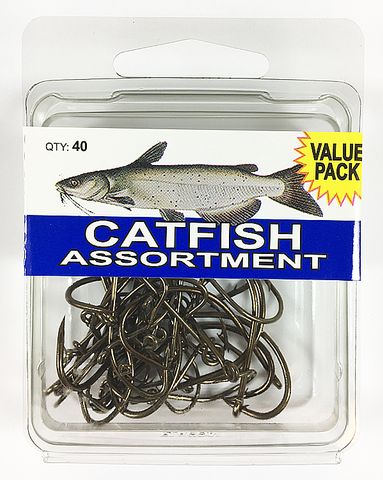 40 PC CATFISH HOOK ASSORTMENT