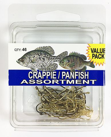 46 PC CRAPPIE/PANFISH HOOK ASSORTMENT