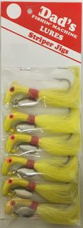 1 OZ PONY HEAD JIG YELLOW 1PK   6PK/CD