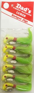 1 OZ PONY HEAD JIG CHARTREUSE 1PK   6PK/CD