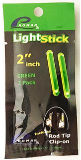 2" LIGHT STICKS GREEN LONG LASTING 2PK