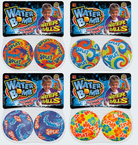 WATER BOMB WATER BALLS 2PK ASST. AGES: 4+