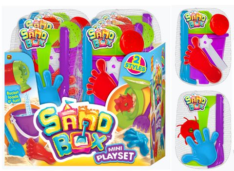 **WSL** 3 PC SAND BOX MINI PLAY SET ASST.