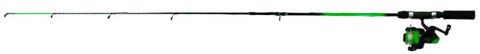 5' BLAZE SPINNING COMBO 2PC MH GREEN