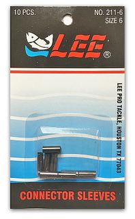LEE CONNECTOR SLEEVES SIZE 6 10PK  12PK/BX