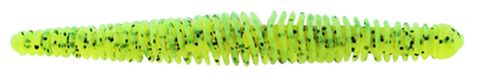 3.75" BABY RATTLESNAKE CHART PEPPER LURES 10PK