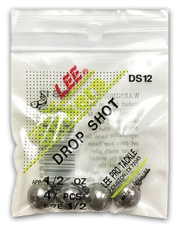 1/2 OZ LEE DROP SHOT WEIGHTS 4PK