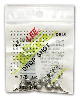 1/8 OZ LEE DROP SHOT WEIGHTS 7PK