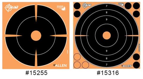 8" EZ AIM ADHESIVE BULLSEYE TARGET