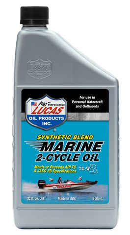 1 QT SYNTHETIC BLEND MARINE 2-CYCLE OIL TC-W3   6/CS