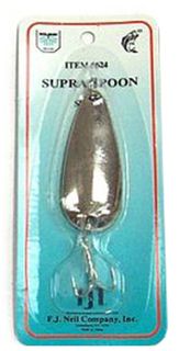 1/4 OZ SUPRA SPOON SILVER 1-3/4"   12PK/CD