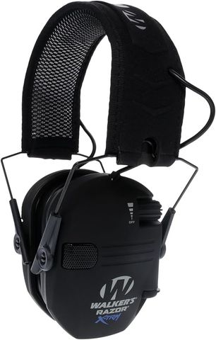 RAZOR SLIM X-TRM ELEC. MUFFS- BLACK HEARING PROTECTION 21DB