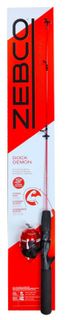 2-1/2' DOCK DEMON SPINCAST COMBO 1PC RED