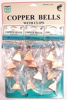 COPPER BELLS W/CLIP 1PK  12PK/CD