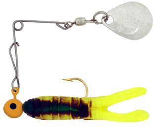 1/4 OZ CAJUN KING SPIN LURE CHARTREUSE CRAWDAD