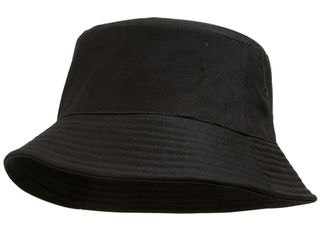 KIDS BLACK BUCKET HAT