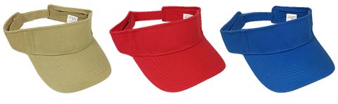 ADULT STANDARD SIZE VISOR ASST. COLORS