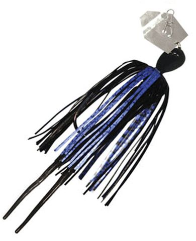 1/8 OZ CHATTERBAIT MICRO BLACK/BLUE