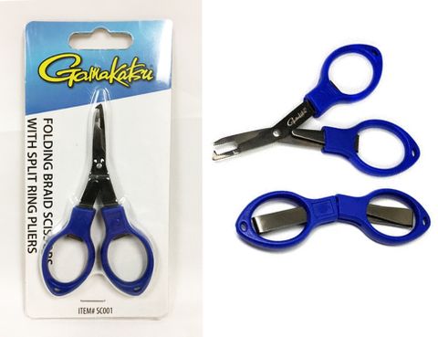 GAMAKATSU FOLDING BRAID SCISSORS