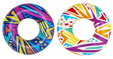 **WSL** 42" H2O GO! GEOMETRIC SWIM RING AGES: 12+