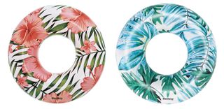 H2O GO! 47" TROPICAL PALMS SWIM RING AGES: 12+