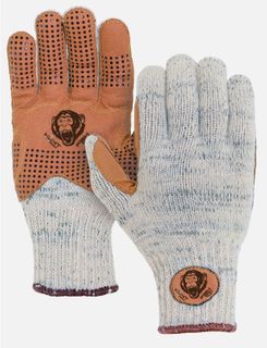 WOOLY LONG TAN FULL FINGER GLOVE S/M