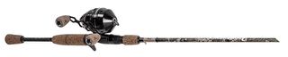 6 FT 2 PC CAMO IM6 CORK HANDLE SPINCAST COMBO