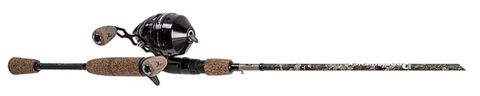 6' TRUETIMBER CAMO CORK GRIPS SPINCAST COMBO MH 2PC