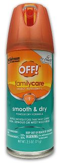 2.5 OZ OFF! FAMILY CARE SMOOTH & DRY INSECT REPELLENT