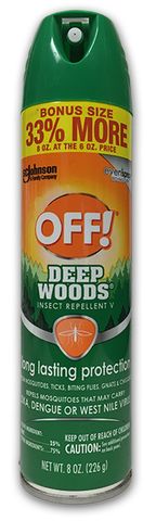 8 OZ OFF! DEEP WOODS INSECT REPELLENT