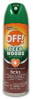 6 OZ OFF! DEEP WOODS TICK REPELLENT