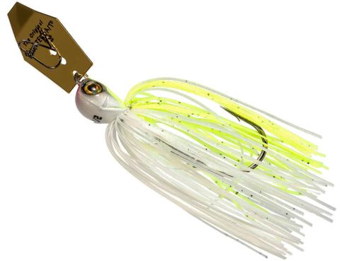 1/2 OZ CHATTERBAIT ELITE EVO CHARTREUSE/WHITE