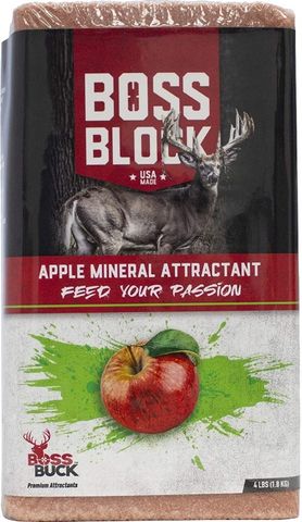 4 LB BOSS BLOCK APPLE MINERAL ATTRACTANT