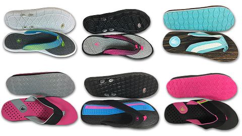 WOMEN'S BODY GLOVE FLIP FLOPS ASST STYLES AND SIZES