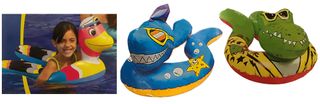 **WSL** 27.5" WACKY ANIMAL SPLIT SWIM RING 3 STYLES