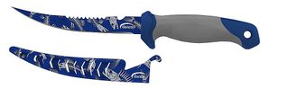 6"STAINLESS STEEL FLEX FILLET KNIFE BLUE FISH SKELETON