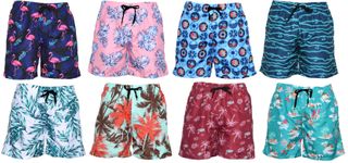 MEN'S SPORT SWIM TRUNKS W/LINER & POCKET S-XL ASST. DESIGNS