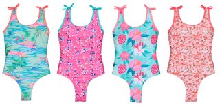 GIRL'S 1PC SWIMSUITS 7-16 ASST. STYLES & DESIGNS