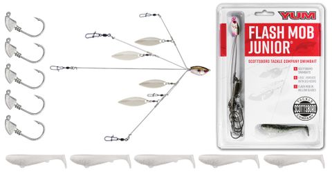 3.5" YUM/SCOTTSBORO FLASH MOB JR. 6PC KIT SIGHT MINNOW