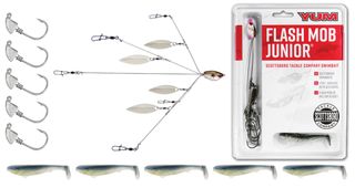 3.5" YUM/SCOTTSBORO FLASH MOB JR. 6PC KIT SEXY SHAD